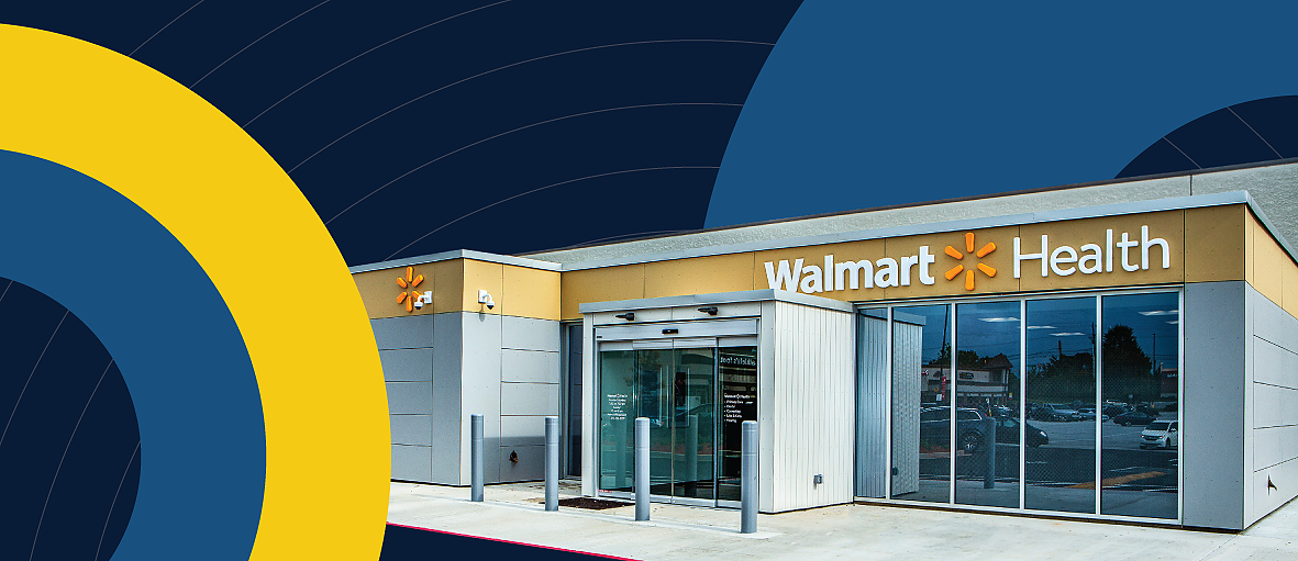 Walmart and health care: Partnership with DirectHealth.com.