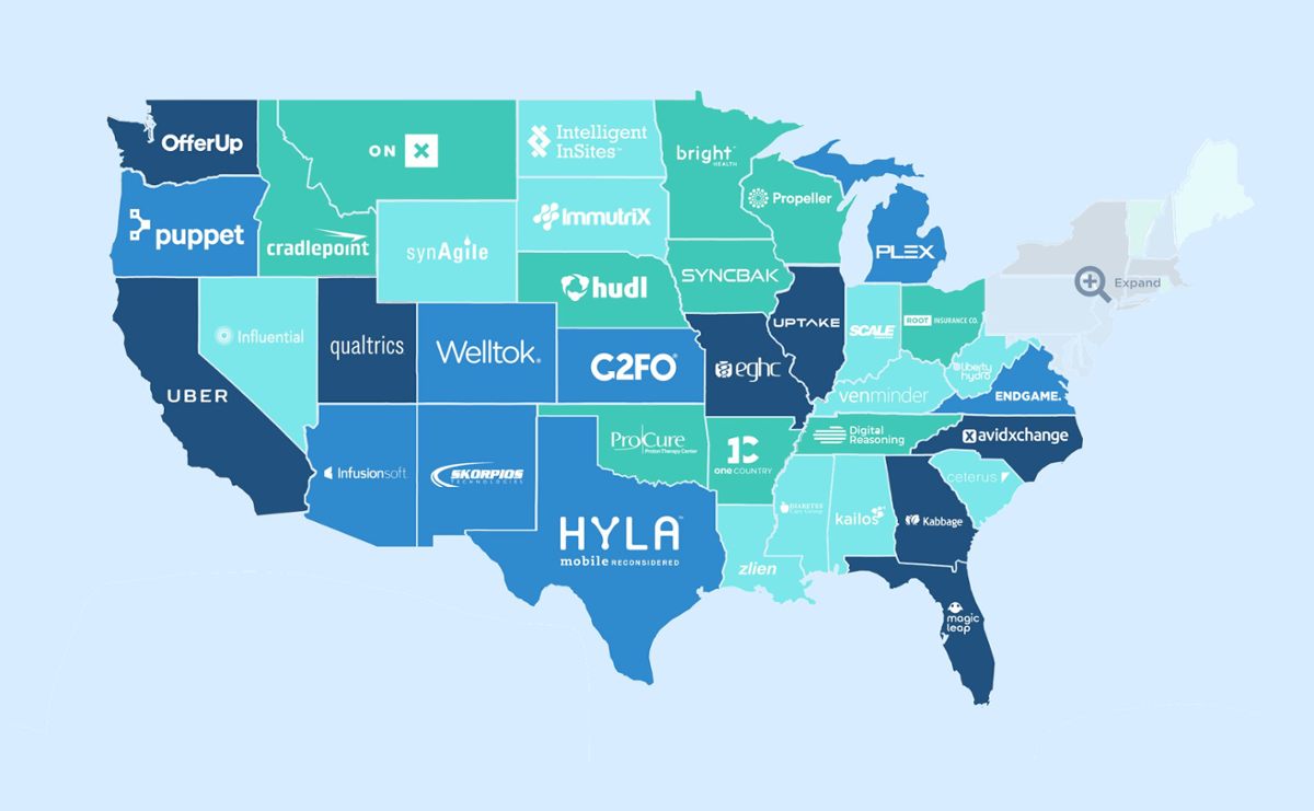 Startup Nation: The most valuable VC-backed company in each US state ...