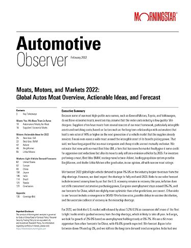 Moats, Motors, and Markets 2022
