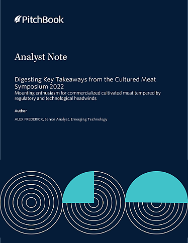 PitchBook Analyst Note: Digesting Key Takeaways from the Cultured Meat Symposium 2022