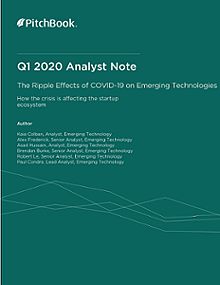 PitchBook Analyst Note: The Ripple Effects of COVID-19 on Emerging Technologies