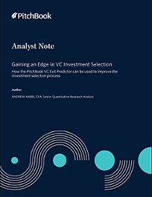 Q1 2023 PitchBook Analyst Note: Gaining an Edge in VC Investment ...