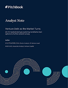PitchBook Analyst Note: Venture Debt as the Market Turns