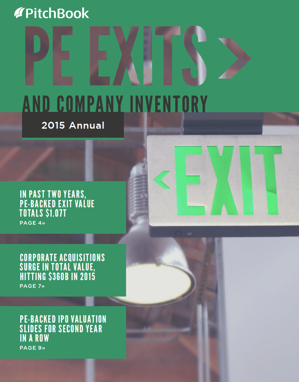 2015 Annual PE Exits & Company Inventory Report PitchBook
